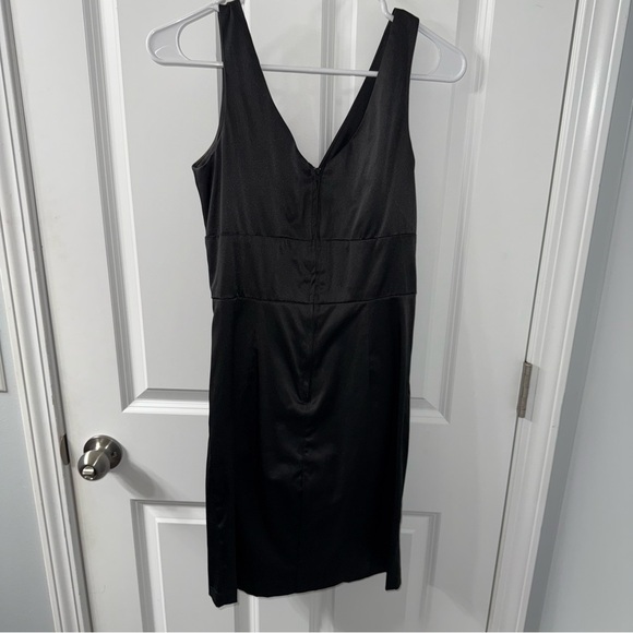 Bisou Bisou Black V-Neck Mini Dress - Picture 2 of 4
